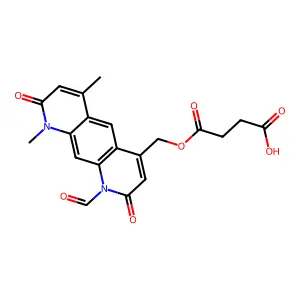 Nybomycin succinate structure
