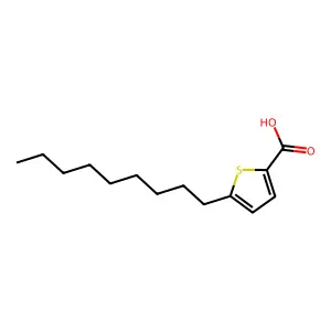 2-Thiophenecarboxylic acid, 5-nonyl- structure