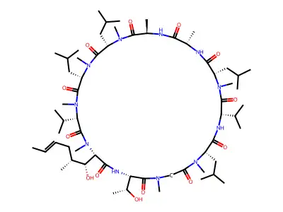 Cyclosporin C structure