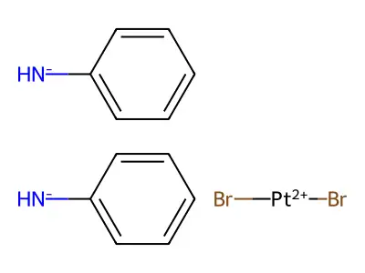 Chemical Compound (C12H12Br2N2Pt) structure