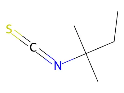 1-Isothiocyanato-2,2-dimethylpropane structure