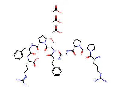 缓激肽 structure