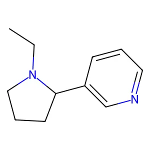3-((2S)-1-Ethyl-2-pyrrolidinyl)pyridine structure