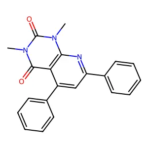 1,3-Dimethyl-5,7-diphenylpyrido[2,3-d]pyrimidine-2,4(1H,3H)-dione structure