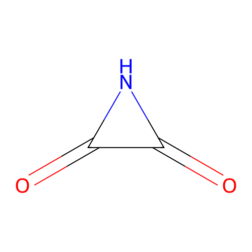 Aziridinedione structure