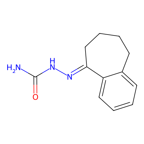(6,7,8,9-Tetrahydrobenzo[7]annulen-5-ylideneamino)urea structure