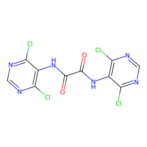 Ethanediamide, N,N'-bis(4,6-dichloro-5-pyrimidinyl)- structure