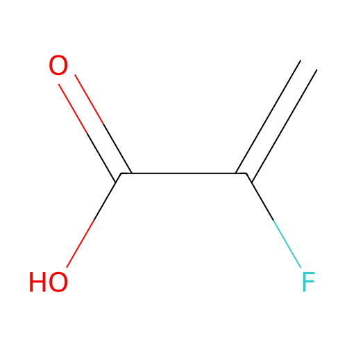2-氟丙烯酸 structure