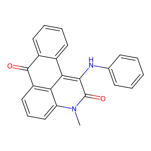 1-anilino-3-methyl-3H-naphtho[1,2,3-de]quinoline-2,7-dione structure