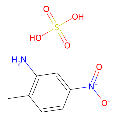 5-Nitro-o-toluidine sulphate (1:1) structure