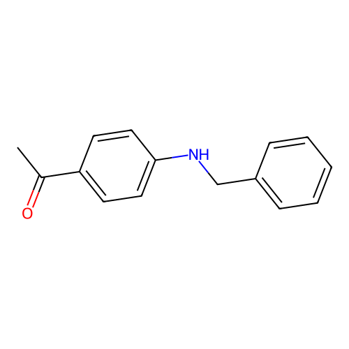 1-[4-(Benzylamino)phenyl]ethan-1-one structure