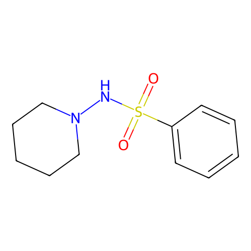 N-piperidin-1-ylbenzenesulfonamide structure