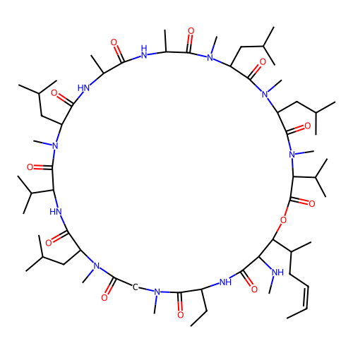 Isocyclosporin A structure