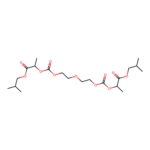 bis(2-methylpropyl) 2,14-dimethyl-4,12-dioxo-3,5,8,11,13-pentaoxapentadecane-1,15-dioate structure