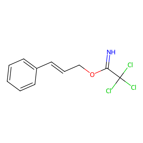 (2E)-3-Phenylprop-2-en-1-yl 2,2,2-trichloroethanimidate structure