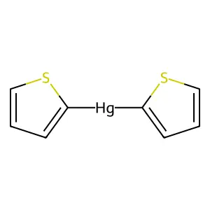 Mercury, di-2-thienyl- structure