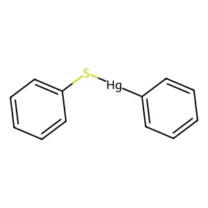 Phenyl(phenylsulfanyl)mercury structure