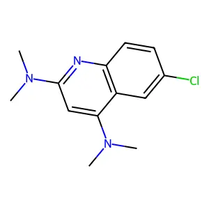 6-Chloro-N~2~,N~2~,N~4~,N~4~-tetramethylquinoline-2,4-diamine structure