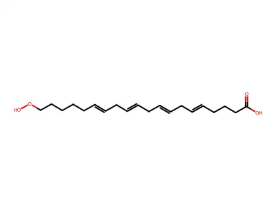 20-Hydroperoxyicosa-5,8,11,14-tetraenoic acid structure