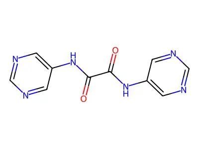 N1,N2-Di-5-pyrimidinylethanediamide structure