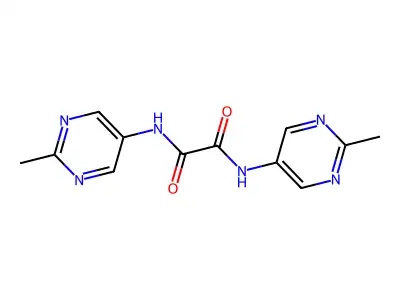 Ethanediamide, N,N'-bis(2-methyl-5-pyrimidinyl)- structure
