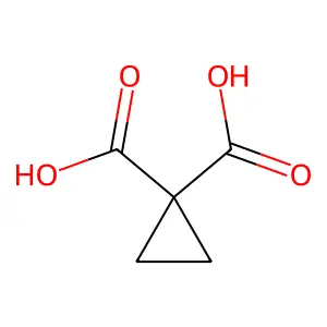 1,1-Cyclopropanedicarboxylic acid structure
