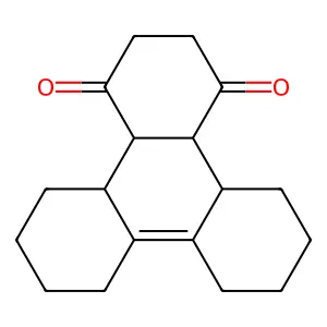 2,3,4a,4b,5,6,7,8,9,10,11,12,12a,12b-Tetradecahydro-1,4-triphenylenedione structure