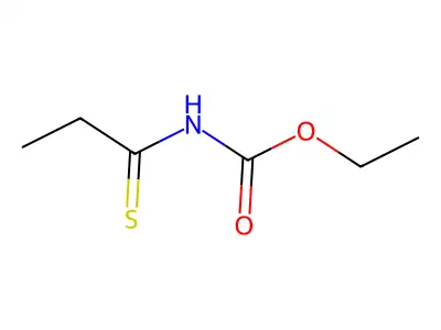 Ethyl N-propanethioylcarbamate structure