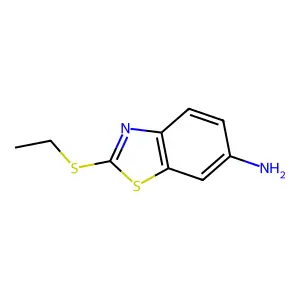 2-Ethylsulfanyl-benzothiazol-6-ylamine structure
