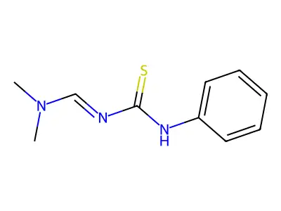 Thiourea, [(dimethylamino)methylene]phenyl- structure