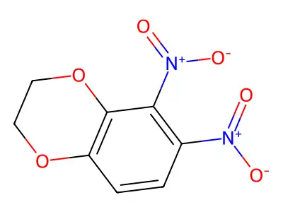 5,6-Dinitro-2,3-dihydro-1,4-benzodioxine structure