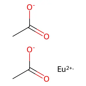 乙酸铕(II)盐 (2:1) structure