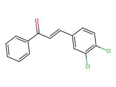 3-(3,4-Dichlorophenyl)-1-phenylprop-2-en-1-one structure