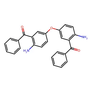 1,1'-[Oxybis(6-amino-3,1-phenylene)]bis[1-phenylmethanone] structure