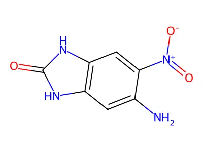 5-Amino-6-nitro-1,3-dihydro-benzoimidazol-2-one structure