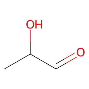 2-羟基丙醛 structure