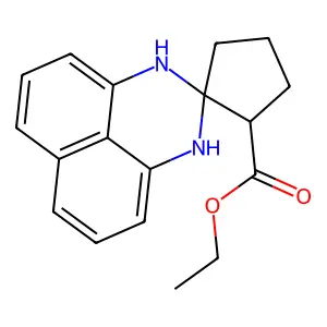 Ethyl 1'h,3'h-spiro[cyclopentane-1,2'-perimidine]-2-carboxylate structure