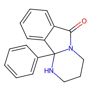 1,2,3,4,6,10B-Hexahydro-10B-phenylpyrimido(2,1-A)isoindol-6-one structure