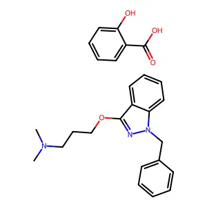 Benzydamine salicylate structure