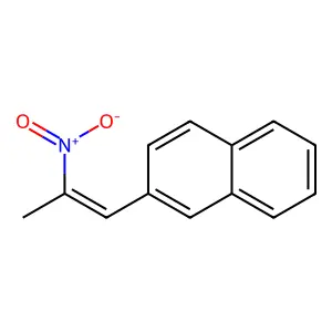 2-(2-Nitroprop-1-enyl)naphthalene structure
