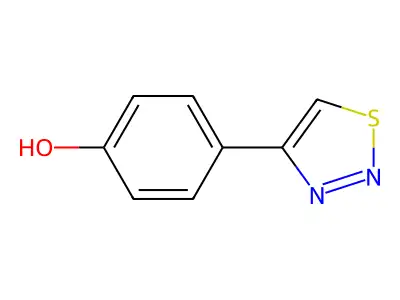 4-(1,2,3-Thiadiazol-4-Yl)Phenol structure