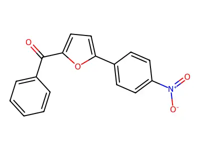[5-(4-Nitrophenyl)furan-2-yl]-phenylmethanone structure