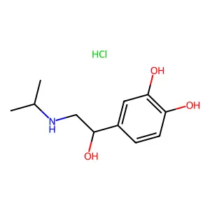 Levisoprenaline hydrochloride structure