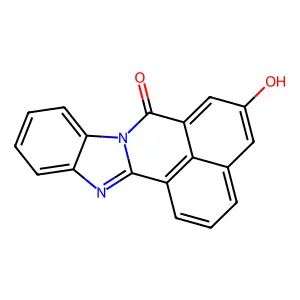 5-Hydroxy-benzo[de]benzo[4,5]imidazo[2,1-a]isoquinolin-7-one structure