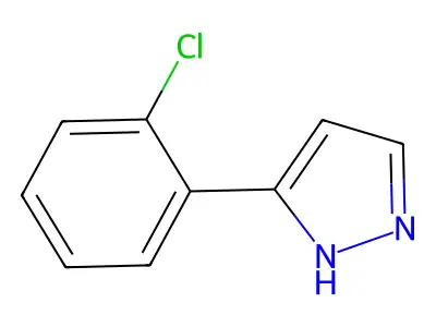 3-(2-Chlorophenyl)-1H-Pyrazole structure