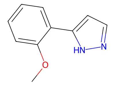 3-(2-Methoxyphenyl)-1H-pyrazole structure