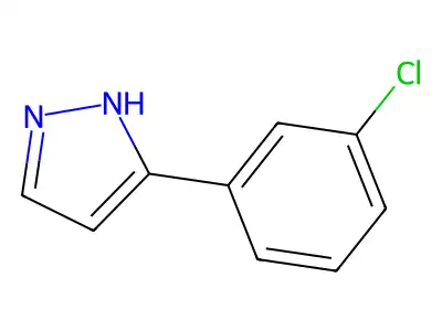 5-(3-chlorophenyl)-1H-pyrazole structure