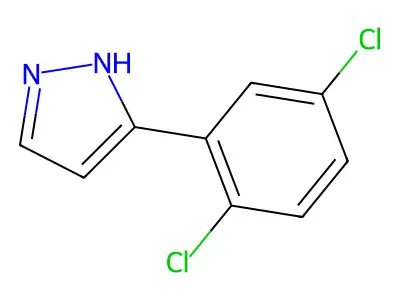 3-(2,5-dichlorophenyl)-1H-pyrazole structure
