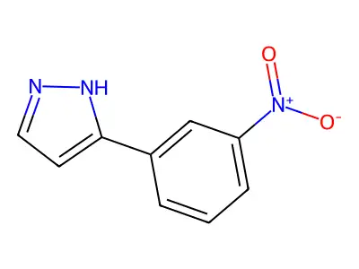 3-(3-nitrophenyl)-1H-pyrazole structure
