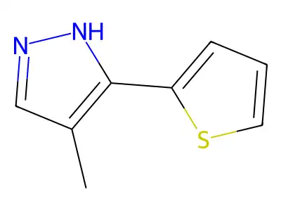 4-Methyl-3-(2-Thienyl)-1H-Pyrazole structure